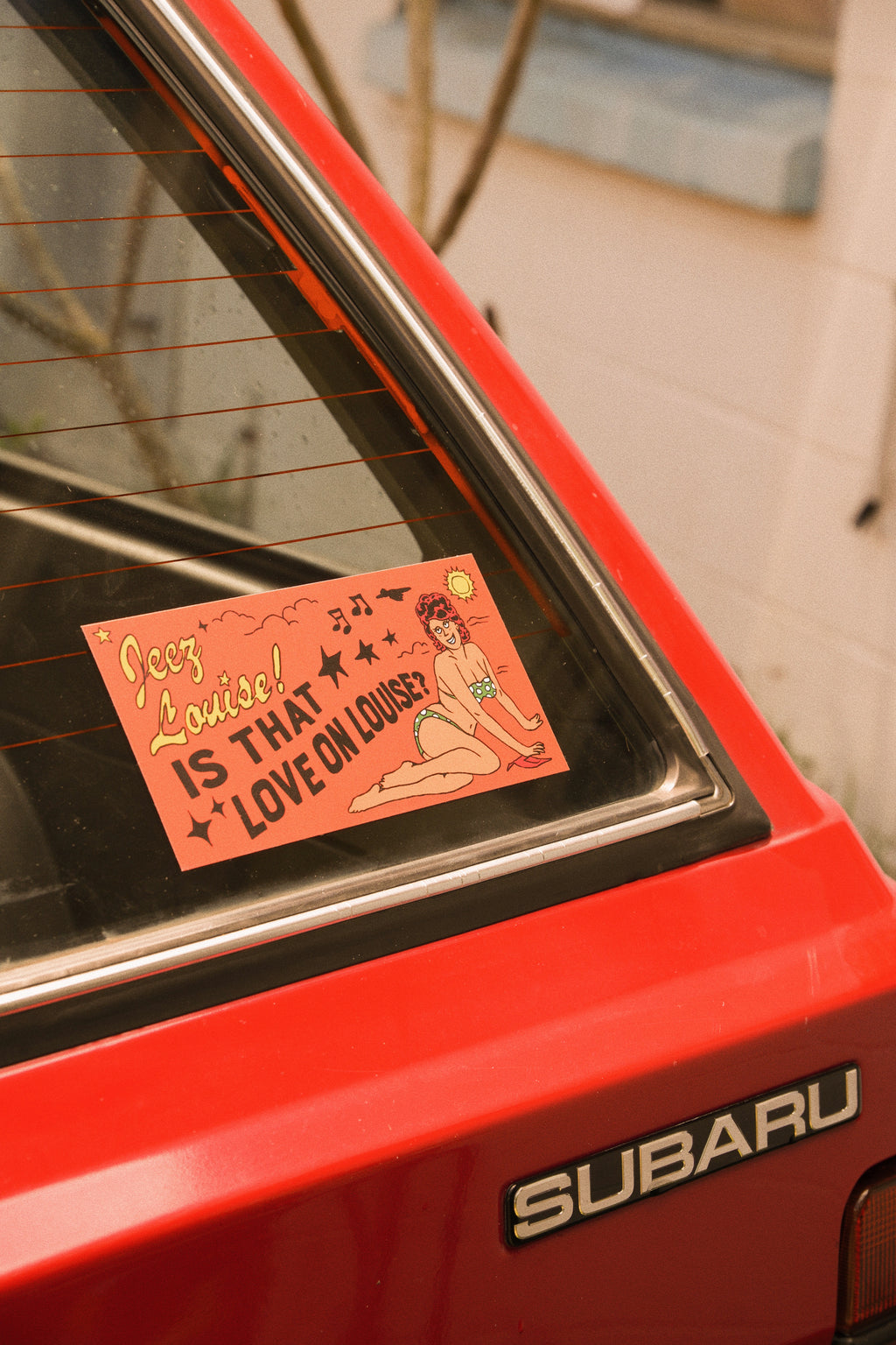 Jeez Louise Bumper Sticker