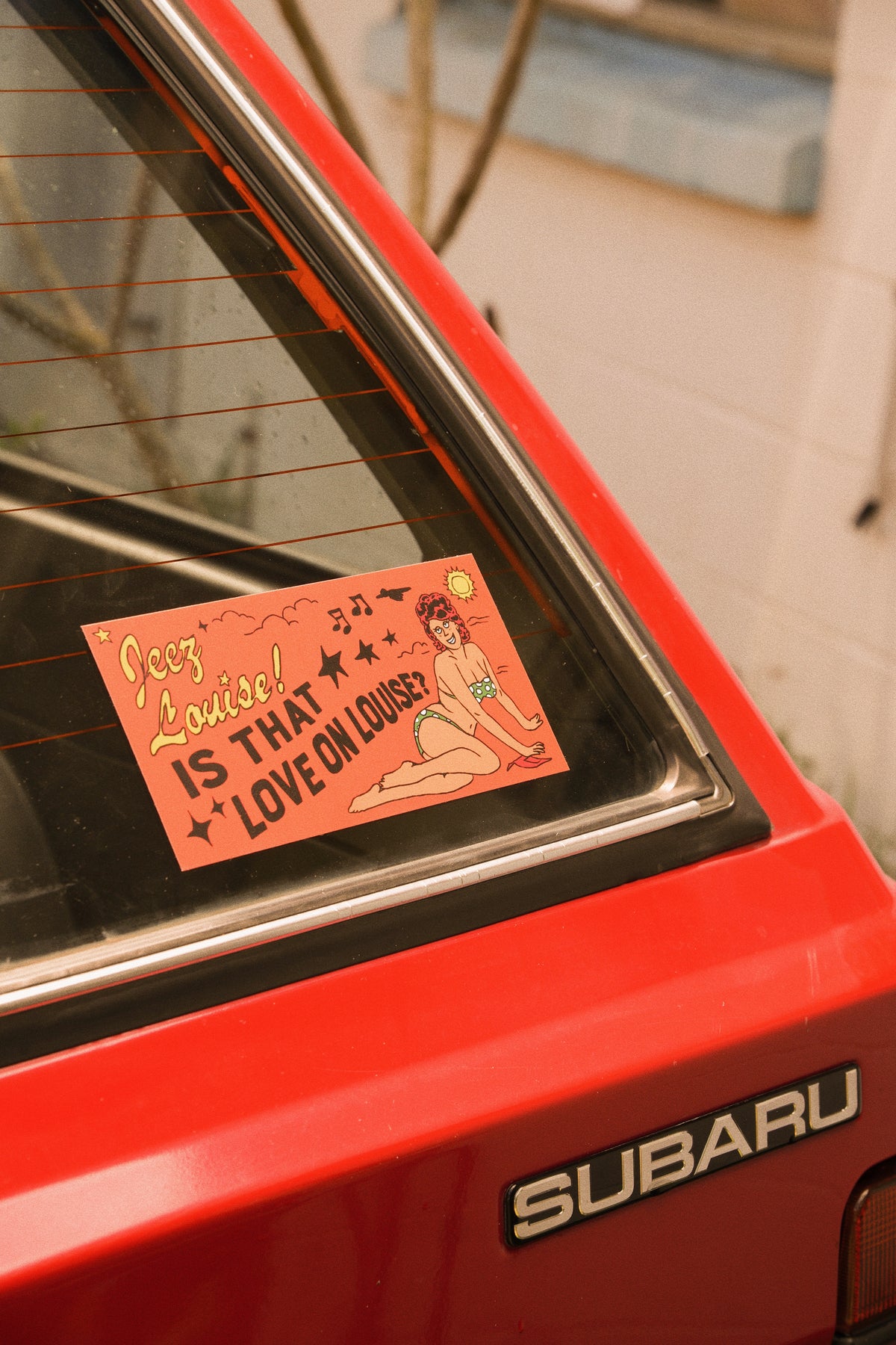 Jeez Louise Bumper Sticker